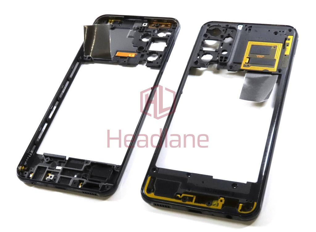 Samsung SM-A235 Galaxy A23 Middle Cover / Chassis - Black - GH98-47535A